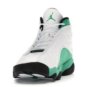 Jordan 13 Retro White Lucky Green